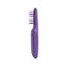 Anti-Knot Electric Massage Comb Dual Use Hairdressing Comb Barber Hair Styling Comb without Battery Purple