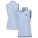 Women's 2024 U.S. Open Renwick Golf Light Blue/White Sleeveless Polo