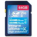 Integral UltimaPro X2 SDXC 64GB 300MB/s V90 UHS-II Memory Card