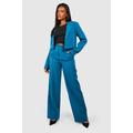 Pleat Front Straight Leg Tailored Trousers