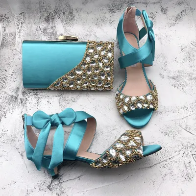 Turquoise store bridal shoes