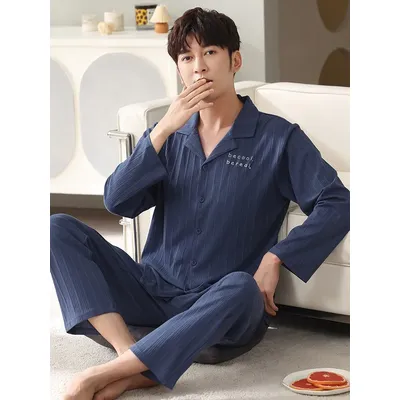 Winter Warm Clothes Sleep, Pajamas Men Winter Cotton