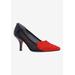 Women's Coopid Pump by J. Renee in Black Red (Size 8 1/2 M)