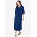 Plus Size Women's 2-Piece Beaded Jacket Dress by Jessica London in Evening Blue (Size 12 W) Suit