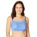 Plus Size Women's Lace Wireless Cami Bra by Comfort Choice in French Blue (Size 50 G)