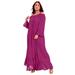 Plus Size Women's Off-The-Shoulder Sundrop Maxi Dress by June+Vie in Raspberry (Size 18/20)