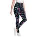 Plus Size Women's Pocket Legging by Woman Within in Multi Graphic Floral (Size 3X)