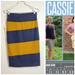 Lularoe Skirts | Lularoe Cassie Pencil Skirt Women's Size S Block Color Navy Mustard | Color: Blue/Orange | Size: S