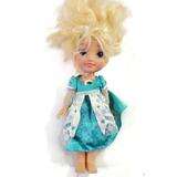 Disney Toys | Disney 14" Princess Elsa Frozen Talks Sings Doll Light Up Dress English Spanish | Color: Blue/Cream | Size: 14" (Approximately)