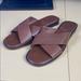 J. Crew Shoes | Gretchen Cross-Strap Sandals In Leather Ak044 | Color: Brown | Size: 6.5