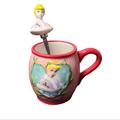 Disney Dining | Disney Princess Ceramic Mug And Spoon Set | Color: Pink/Red | Size: Os