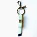 Kate Spade Accessories | Kate Spade Leather Bow Faceted Keychain Fob | Color: Silver | Size: Os