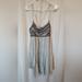 American Eagle Outfitters Dresses | American Eagle Embroidered Asymmetric Hem Dress, Size L | Color: Black/White | Size: L