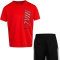 Nike Matching Sets | Nike Little Boys Dri-Fit Graphic Tee & Shorts 2 Piece Set Size 7 | Color: Red | Size: 7b