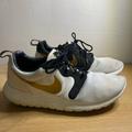 Nike Shoes | Nike Men's Roshe One Gold Trophy Size 9.5 Sneakers, Running Shoes, Black, Gold | Color: Black/Gold | Size: 9.5