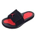 Nike Shoes | Nike Men's Air Jordan Hydro 8 Slides Sandal Bred Black Red | Color: Red | Size: Various