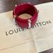 Louis Vuitton Jewelry | Louis Vuitton Shine Nautical Bangle - Limited Edition Cruise 2010 | Color: Red | Size: Os