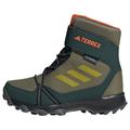 adidas Terrex Snow Hook-and-Loop Cold.RDY Winter Shoes Sneaker, Focus Olive/Pulse Olive/Orange, 6 UK Child