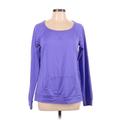 Tek Gear Active T-Shirt: Purple Solid Activewear - Women's Size Medium