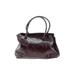 Kate Spade New York Leather Shoulder Bag: Patent Burgundy Solid Bags