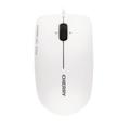 CHERRY MC 2000 Souris filaire, molette multi directionnelle, blanc grisé, USB