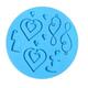 Earring silicone mould, Heart Resin pendant mold, Wax melts mold, Polymer clay tool, Resin art supplies, UV mold, Jewellery Making molds