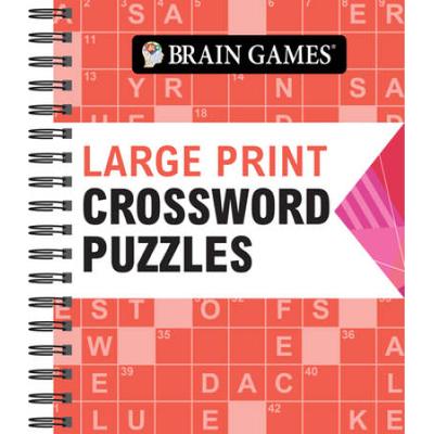 Brain Games - Large Print Crossword Puzzles (Arrow...