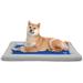 Arf Pets Dog Self Dog Cooling Mat, Solid Gel Based Self Pet Cooling Mat with Foam Based Bolster Bed