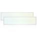 Luxrite 1x4 FT LED Panel Light, 5CCT 3000K - 6500K, 20W/30W/40W, 5000 Lumens, 0-10V Dimmable 2 Pack