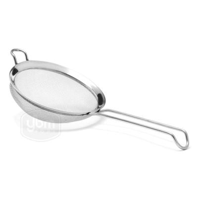 YBM Home Stainless Steel Fine Mesh Strainer Colander Sieve with Handle for Rinsing Grains Beans Rice Fruits