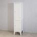 White Freestanding Storage Cabinet Wardrobe File Cabinets Paper Holder