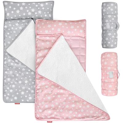 21x50" Toddler Nap Mat with Pillow & Blanket