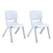 JOON Stackable Plastic Kids Learning Chairs, 20.8x12.5 Inches, 2-Pack