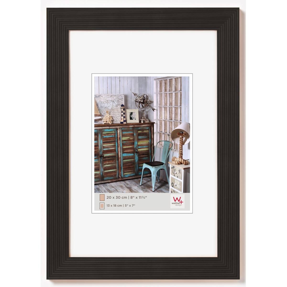 walther + design HI460B,Grado Holzr. 040X060 SCHWARZ Image