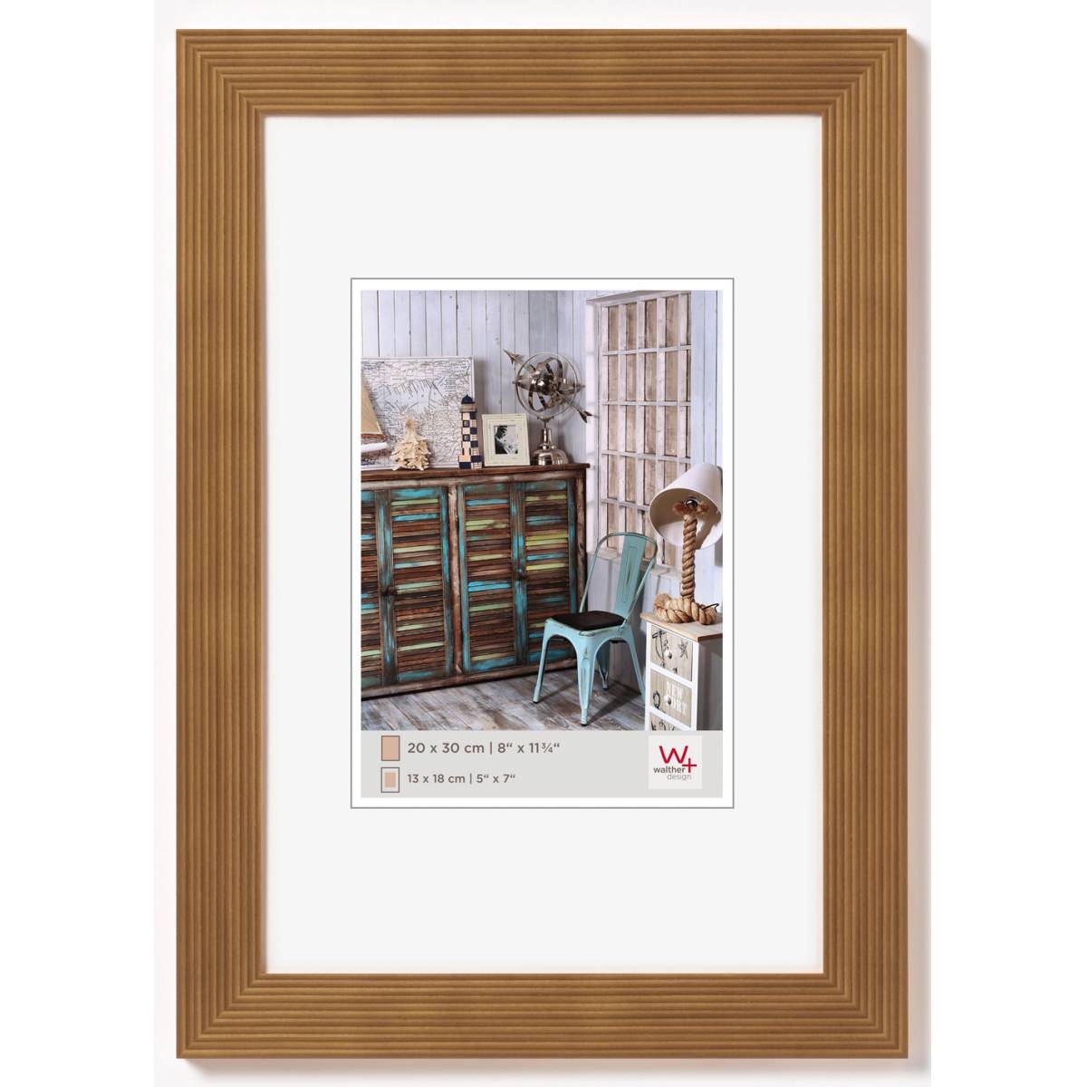 walther + design HI040E,Grado Holzr. 030X040 EICHE Image