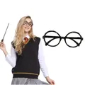 Lunettes Circulaires Harry Potter pour Halloween Accessoires de Sorcellerie pour Enfant et Adulte