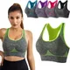 Soutien-gorge de levage ionique sans couture pour femme soutien-gorge de sport confortable tissu