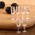 Verre à vin rouge pour maison de poupées mini courses gobelet à jus tasse en verre cuisine 6