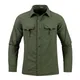 Chemises cargo à manches longues pour hommes chemisier décontracté vêtements militaires design de