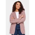 Petite Chunky Cable Knit Cardigan
