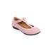 Wide Width Women's The Emmi Flat by Comfortview in Rose Mist (Size 7 W)