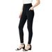 Plus Size Women's Side-Pocket Essential Legging by Roaman's in Black (Size 26/28)