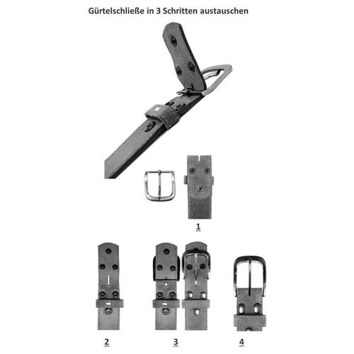 Koppelgürtel RETTUNGSRING BY SHOWROOM 019 Gr. 90, schwarz Damen Gürtel