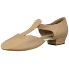 Bloch Womens Grecian Sandal Leather Low Top Bungee Ballet & Dance, Tan, Size 9.0 US / 7 UK US