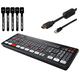 Blackmagic Design ATEM Mini Extreme HDMI Live Stream Switcher Bundle with 6’ HDMI Cable, 7’ Cat5e Cable, and 5-Pack of Solid Signal Cable Ties (SWATEMMINICEXT)… Laptop