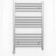 Myhomeware 500mm Wide Chrome Electric Bathroom Heated Towel Rail Thermostatic Warmer Radiator Digital Controller (500 x 800 mm (BTU: 902))