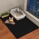 Adorapaws Cat Litter Trap Mat, Cat Litter Mat, Kitty Litter Mat, Cat Mats For Litter Large, Automatic Cat Litter Box Self Cleaning (black,60 * 90CM/23.6 * 35.4in)