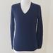 J. Crew Sweaters | J. Crew Small Navy Wool Blend V Neck Sweater | Color: Blue | Size: S