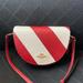 Coach Bags | Nwot Coach Ellen Red Chalk White Stripe Crossbody Bag | Color: Cream/Red | Size: Os