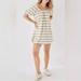 American Eagle Outfitters Dresses | American Eagle White Green Striped Babydoll Tunic Cotton Dress Size S | Color: Green/White | Size: S